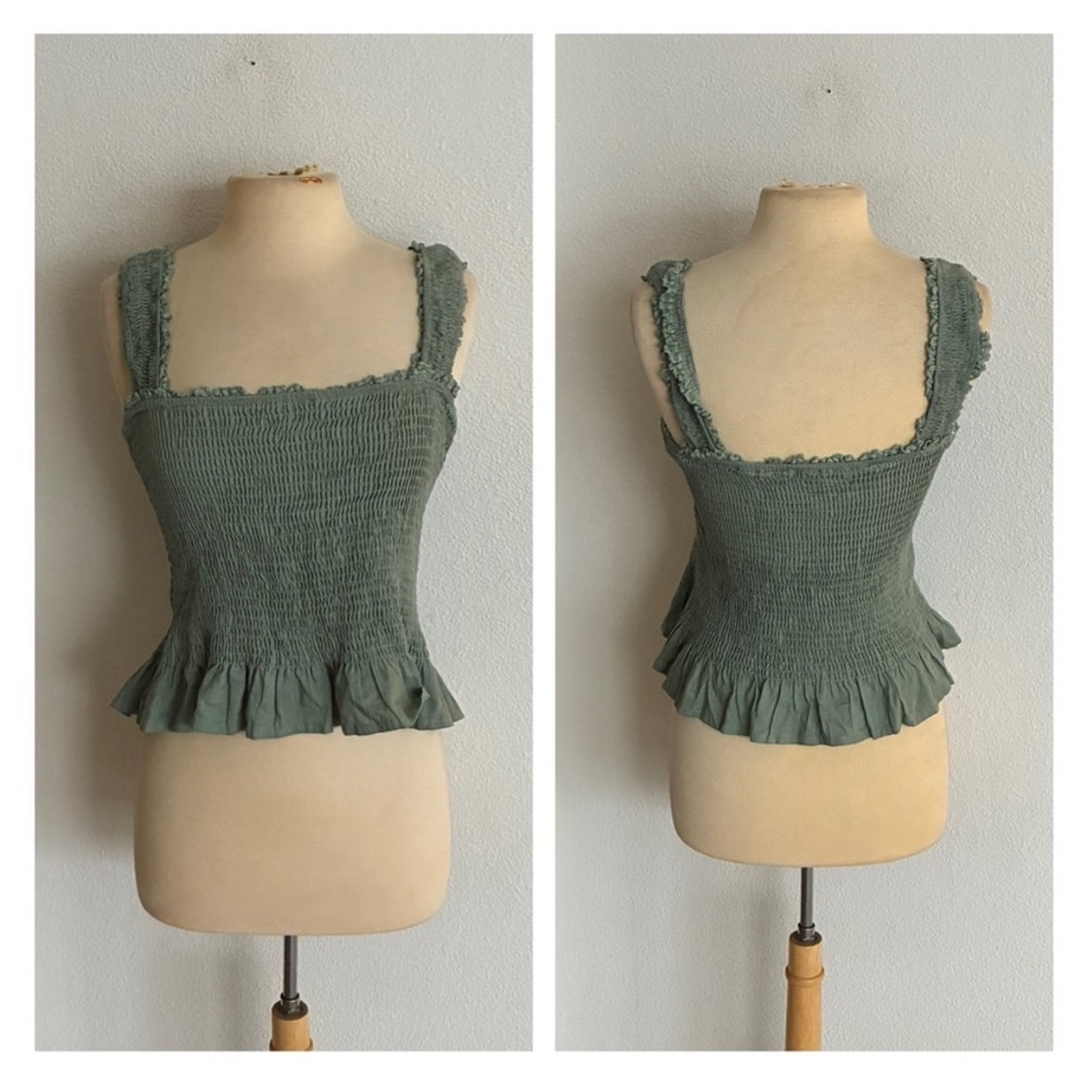 WAS $25 A. Peach green crop